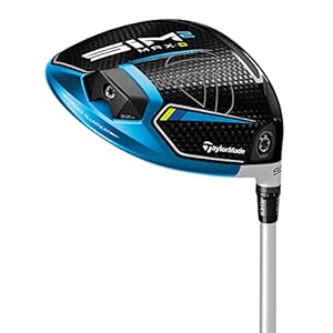 Taylormade SIM2 MAX Driver, Hombres, Negro, Stiff