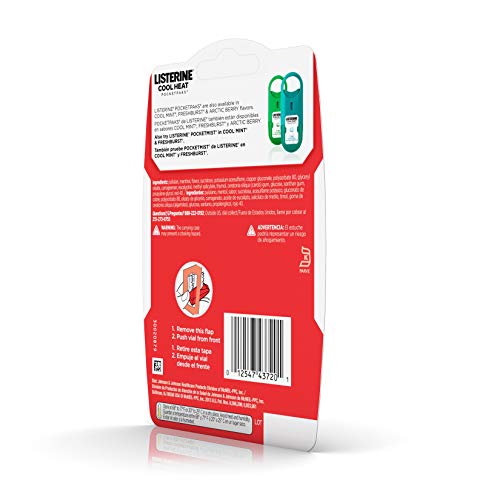 Listerine Tiras Strips Pocketpaks Kit Com 72un Cool Heat