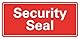 AVERY Zweckform Sicherheitssiegel VOID 7310 Security Seal (leuchtrot, 78 x 38 mm, 100 Stück auf Rolle) im Kartonspender