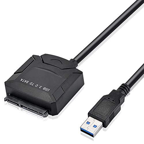 AGPTEK USB 3.0 to SATA 2.5/3.5 Inch Hard Drive Adapter Converter, External Converter for 2.5