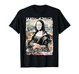 Art abstrait du graffiti Art de Léonard de Vinci Mona Lisa T-Shirt