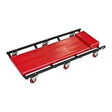 Carga máxima: 150 kg MSW - MSW-RB-110 - Camilla para mecánicos con Ruedas - 90 x 27 cm