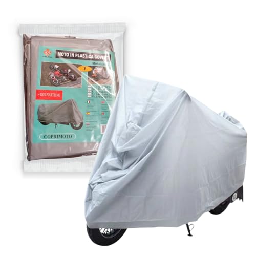 Capa de Moto Impermeável 100% Polietileno Tamanho Grande 2,30m x 1,20m | Proteção UV, Chuva e Poeira | Cobre Moto Universal