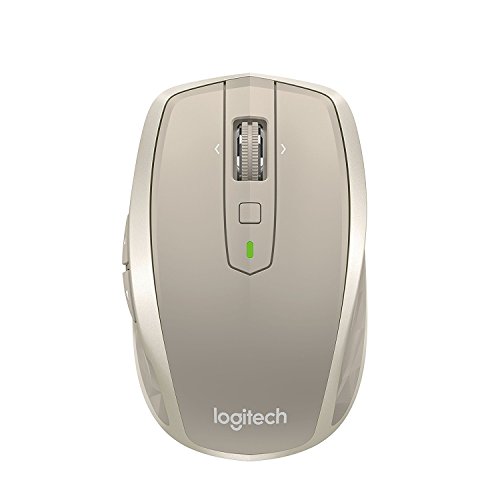 Logitech MX Anywhere 2 Wireless Mobile Mouse, Long Range Wireless Mouse with Hyper Scroll and Easy-Switch up to 3 Devices – Stone