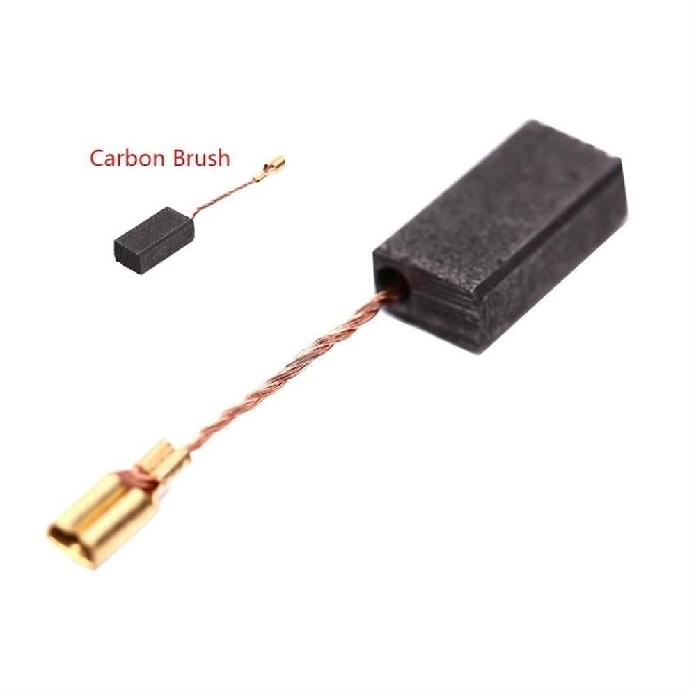 10 szt. szczotek węglowych 15 x 8 x 5 mm do młotka elektrycznego, wiertarki i szlifierki kątowej, trwałe, grafitowe, miedziane, wymienne szczotki do elektronarzędzi