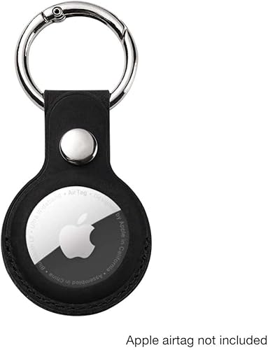 Miniatura 4 de Tooka Airtag - Cartera y llavero de cuero genuino a la moda, funda protegida para Airtags, cartera multifuncional con Apple AirTag funda para