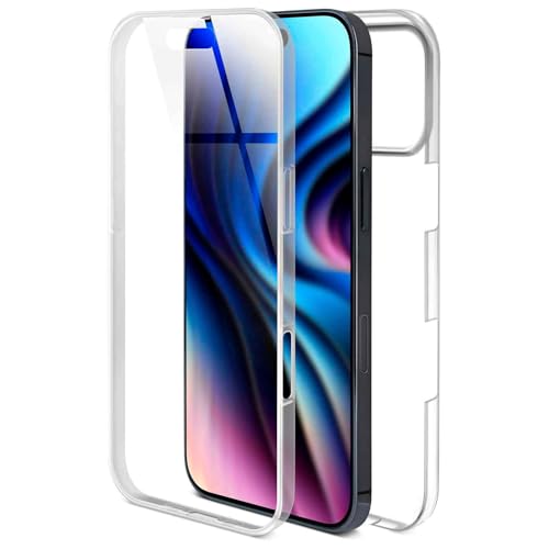 Coque tactile pour iPhone 17 Pro ONEFLOW intégrale 360 en TPU transparent
