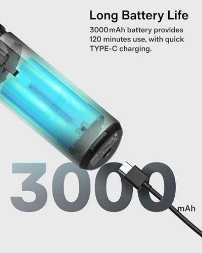 HOTO 12V Cordless Rotary Tool Kit Pro, Brushless Motor, 35000RPM Variable Speed, 3000mAh USB-C Rechargeable, LED Light, 37 Accessories, Ideal for Carving, Sanding, Polishing, Drilling, Cutting, DIY
