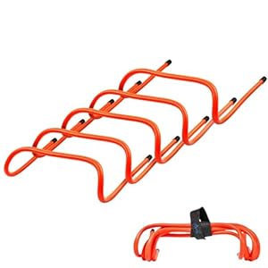 Yes4All Agility Speed Training Agility Hurdles for Athletes – 5 Pack – Speed and Agility Training Equipment for Soccer Basketball Football Hurdle Training