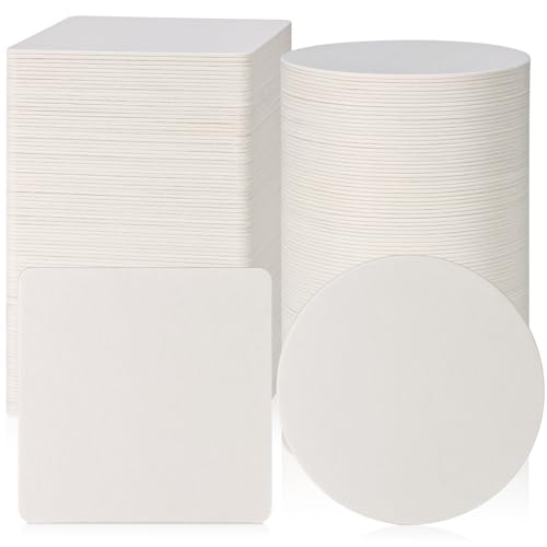 200 Pieces Disposable Paper Coasters, GOH DODD Thickened (1.5MM) 4