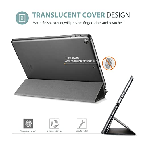 Image of ProCase Smart Case for iPad 9.7 Inch iPad 6th /5th Generation 2018 2017(Model: A1893 A1954 A1822 A1823), Ultra Slim Lightweight Stand Cover with Translucent Frosted Back -Metallic