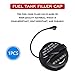 Tobenbone Gas Cap, Fuel Tank Filler Cap Compatible with Chrysler Grand Cherokee Dodge Ram 1500 2500 3500 Replace OEM # 52030377AA 52030377AB 5278632AG (Black)
