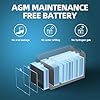 MARXON U1 360CCA Riding Lawn Mower Batteries, Garden Tractors Battery Maintenance Free AGM Battery, Compatible with Troy-Bilt, Toro, Cub Cadet, Craftsman, Ariens, Poulan Pro #5