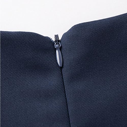 LittleSpring Girls School Uniform Jumper Dress A- Line Sleeveless Pleated Dresses4