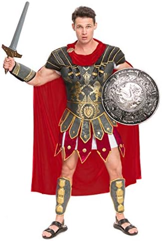 Spooktacular Creations Brave Men’s Roman Gladiator Costume Set for Halloween Audacious Dress Up Party (XLarge)