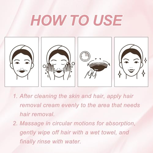 Épilation rapide femmes crème dépilatoire corps et visage pêche - 3