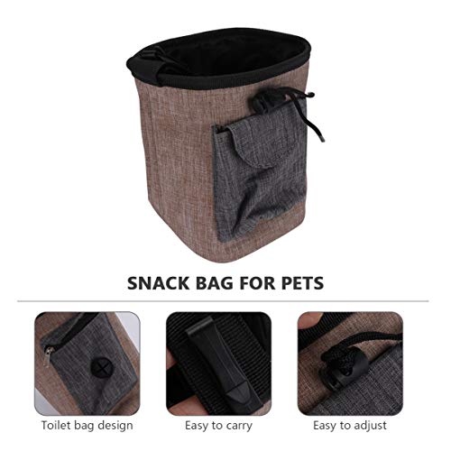 KESYOO Bolsa de treinamento para petiscos para cães e animais de estimação, bolsa de cintura para tr