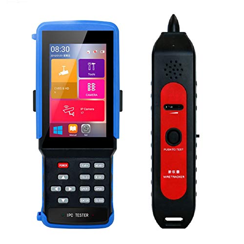 Koaxial-CCTV-Tester H.265, 4K IP 5 MP, AHD, 8 MP, CVI, TVI, CVBS, Kamera, Test-Monitor, POE, UTP/ IPC9310SN (mit Kabel-Tracker) Cover