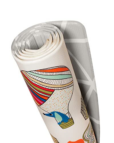 Skip Hop Baby Play Mat, Reversible Foam Floor Mat, 86" X 52", Vibrant Village #TOP1