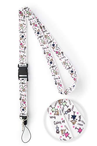 Lanyard Care. Ideales para llevar colgando con la tarjeta de identificación, llaves, tijeras, esparadrapo o simplemente...