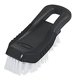 Carrand 94018 Interior Brush with Comfort Grip Handle, Black