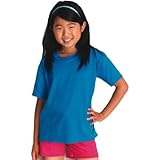 Gildan Youth 5.5 oz 100% Cotton Short Sleeve T-Shirt in Daisy - X-Large (18/20)