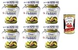 Fabbri Crema Pistacchio senza glutine Glutenfreie Pistaziencreme 6x200gr + Italian Gourmet polpa 400g