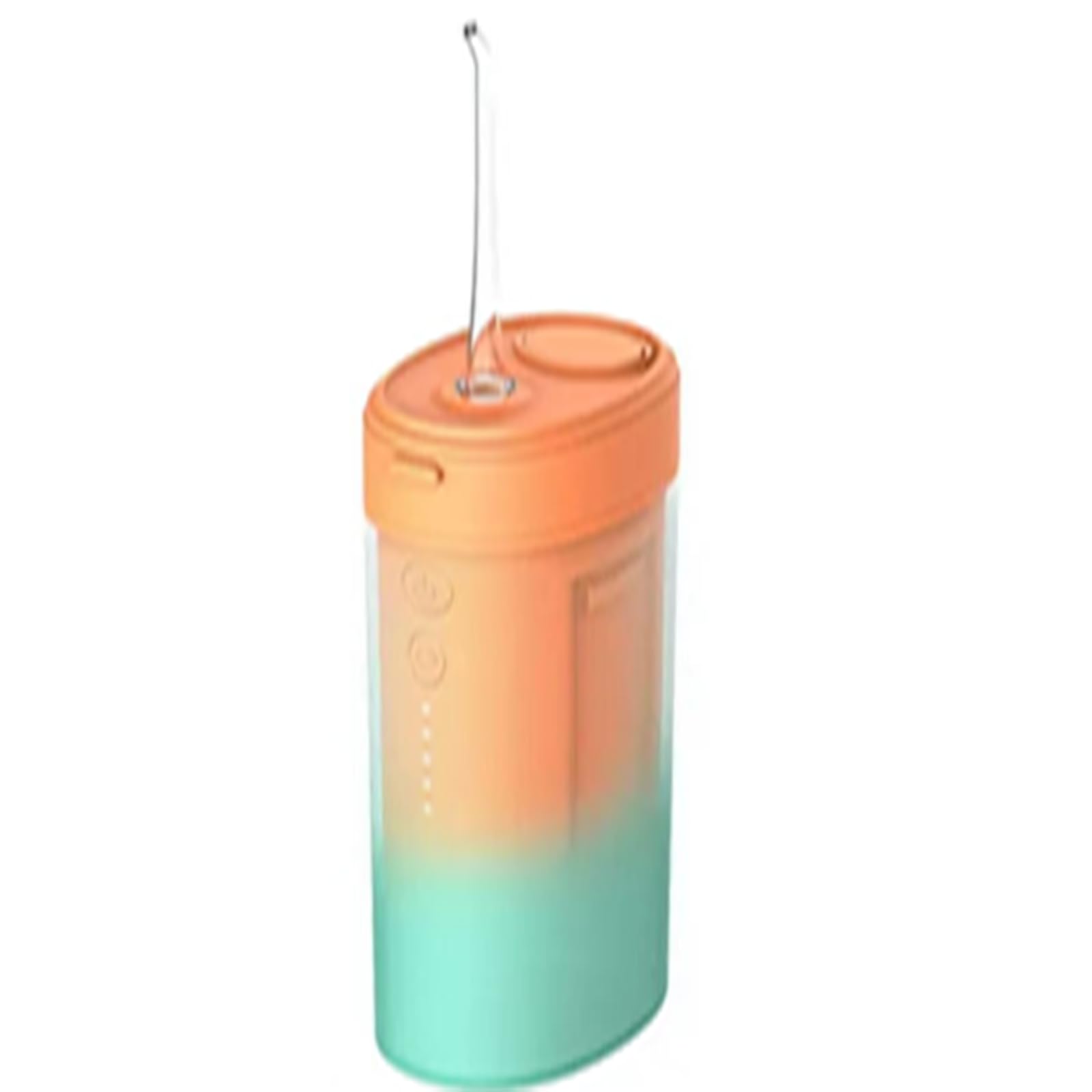 Irrigador bucal portátil, Limpia y blanquea los Dientes en Profundidad, Hilo Dental Impermeable, Recargable para Uso en Viajes (Blue)