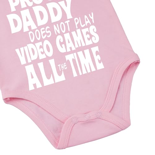 Image of Hi Daddy Bodysuit for Baby Hello Daddy Pregnancy Announcement for Husband I Love Daddys Baby Romper