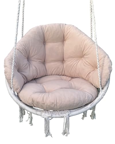 Oleńka Hängeschaukel Kissen für Hängeschaukel Schaukelauflagen Hängenest BEIGE