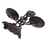 Alasum Adorno Balanza de Justicia Vintage de Hierro, Figura Decorativa Pequeña para Oficina y Hogar, Pieza Central de Mesa Función de Almacenamiento, Símbolo Equilibrio Libra, Obsequio