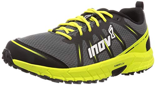 Inov-8 Herren Parkclaw 240 u0096 Trail-Laufschuhe u0096 breite Zehenbox u0096 vielseitiger Schuh für Straße und leichte Trails, Grau (grau/gelb), 43 EU
