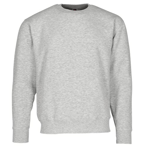 Premium 70/30 Set-in Sweat Heather Grey M