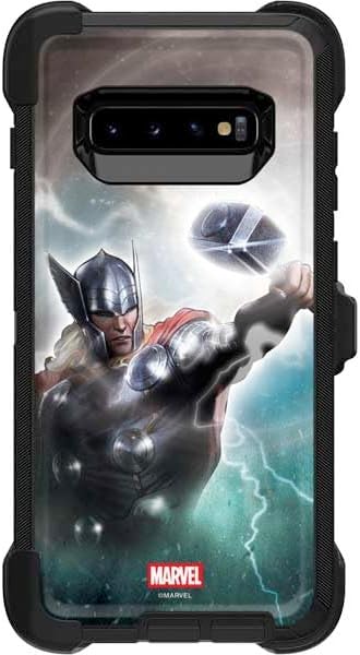 Skinit Decal Phone Skin Compatible with OtterBox Defender Galaxy S10 - Officially Licensed Marvel Thor Mighty Thor Design