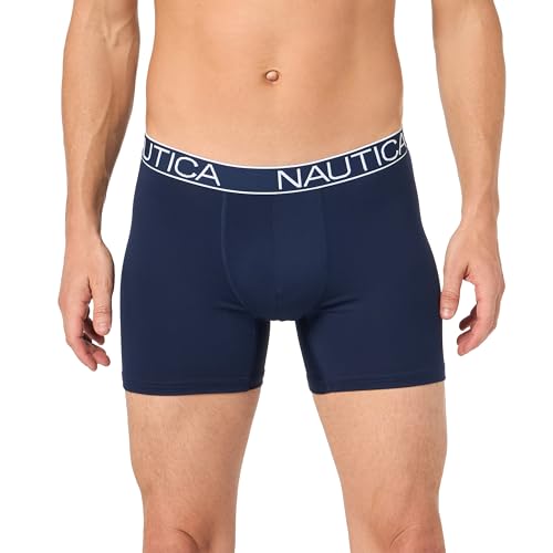 Nautica Men's 4-Pack Brushed Micro Boxer Briefs2