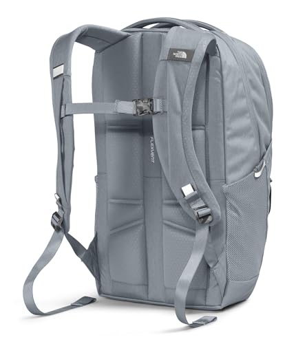 Image of The North Face Jester Everyday Laptop Backpack - Commuter Daypack, Water Repellent, Laptop Sleeve, Mid Grey Dark Heather /TNF Black-NPF, One Size