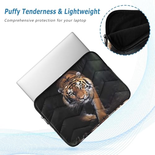 Funda para portátil negra Wild Tiger para 13-14 pulgadas miniatura 5