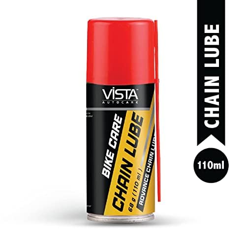 Image of Vista Chain Lube 110ml | Bike Chain Lube | Chain Spray x Pack of 2 (110 ml +110ml)