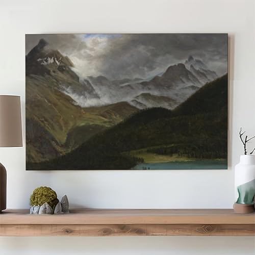 Cadre Albert Bierstadt impression toile pour mur vide