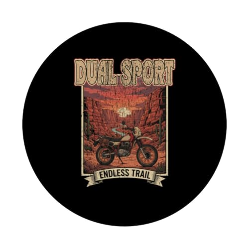 Dual Sport Endless Trail Dirt Bike Adventurers PopSockets PopGrip Adhésif – vue 3