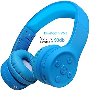 Yusonic Kids Bluetooth Headphones, up to 15 Hours Play, BT V5.0 Volume Limited