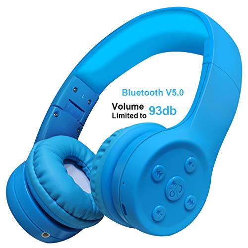 Yusonic Kids Bluetooth Headphones, up to 15 Hours Play, BT V5.0 Volume Limited