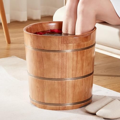 Bañera Tradicional Portátil de Madera para Pies