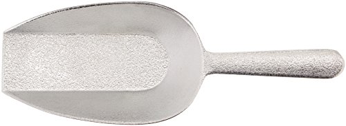 Winco Aluminum Utility Scoop with Flat Bottom, 16-Ounce