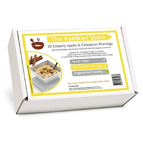 20 Creamy Apple & Cinnamon Porridge Meal Replacement VLCD Diet Meals by KeeDiet® Cover