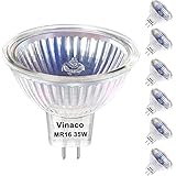 lampe radium 1，【Hohe Leistung】: Halogen MR16 leuchtmittel perfekt für Schiene Glühbirnen und Landschaft Lichter Ersatz. Hohe Helligkeit 450lumens, 2800k warmweißes Licht, kommt mit einer Glasabdeckung, diese mr16 gu5.3 entworfen, um Akzentbeleuchtung rund um das Haus und in geschlossenen Außenbefestigungen.