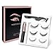 Produktbild GsMeety Magnetische Wimpern, Magnetic Eyeline mit Wasserdichtem Langlebigem Magnetic Eyeliner Flüssiger mit 5 Magnet, mit Free Tweezer (3 Paare)