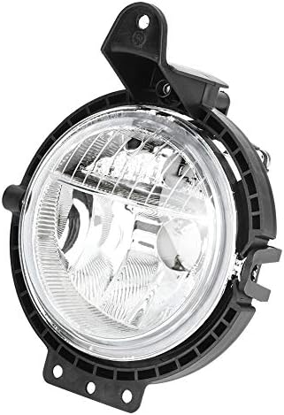 Fog Light Guard, 2 Pcs ABS Front Bumper Fog Light Lampshade, 63172751295 Car Fog Light Guard for Mini R55 R56 R57 R58 R59