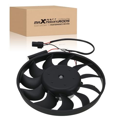 Image of maXpeedingrods Radiator Cooling Fan Assembly Fits for Porsche 911 1999-2005 | for Porsche Boxster 1997-2004, 99662403502 99662413500