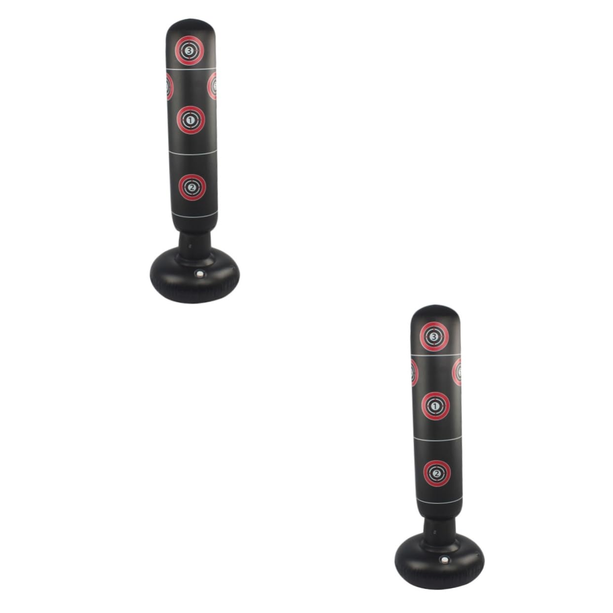 INOOMP 2pcs inflatable boxing column punching Boxing Column Tumbler Boxing Bag Tower Bag toy for kids decompression toys adukt toys Tumbler Column Boxing Fitness Tower Bag pvc stand up